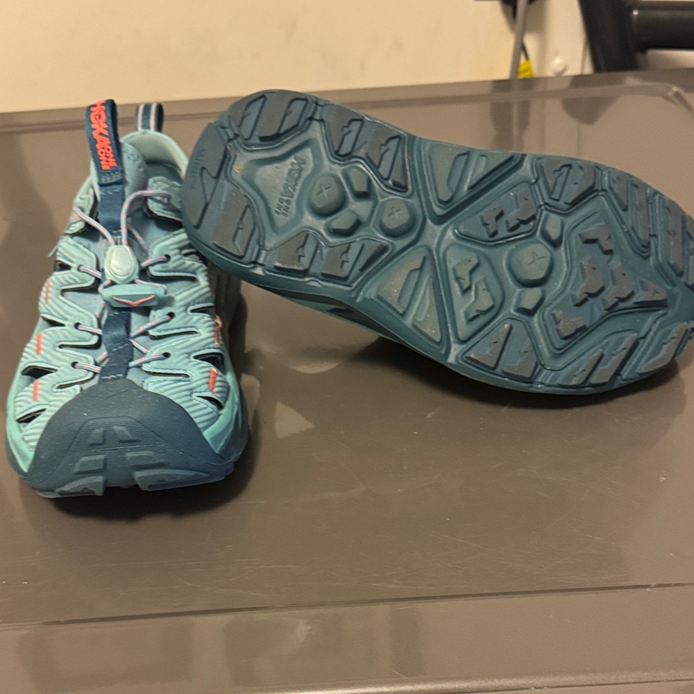 Hoka Teal and Navy Lightweight Women’s Sandals - Picture 2 of 7